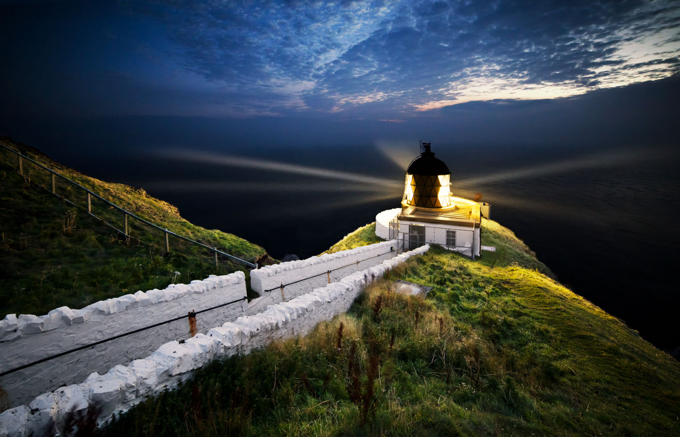 4am, St Abbs Lighthouse, East Lothian, Scotland, UK