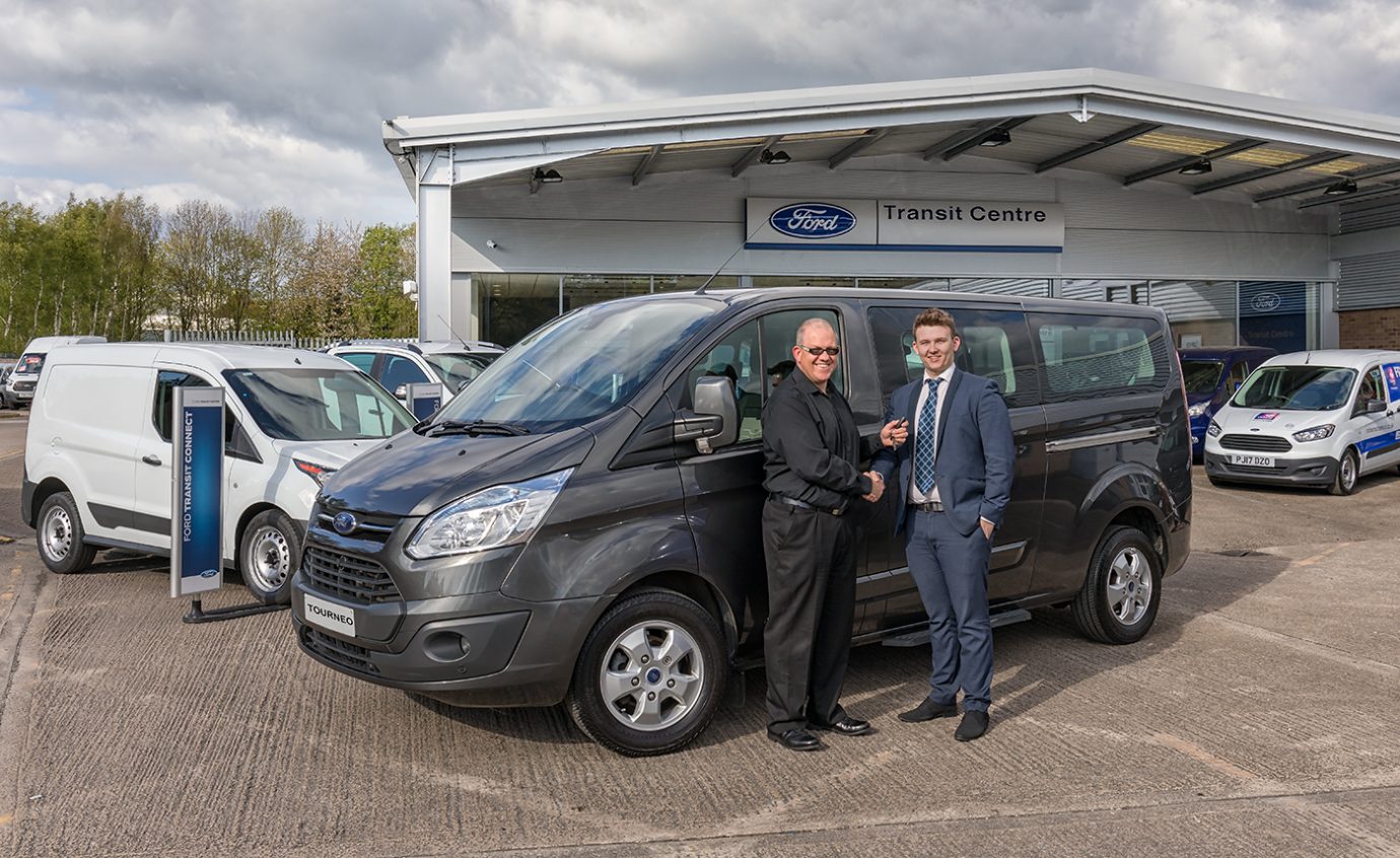 Taking delivery of my new 9 seater Ford Tourneo