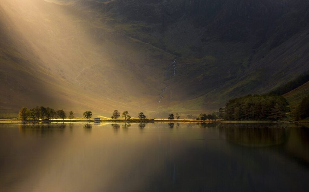 Nature's Torchlight, Buttermere, Lake District,