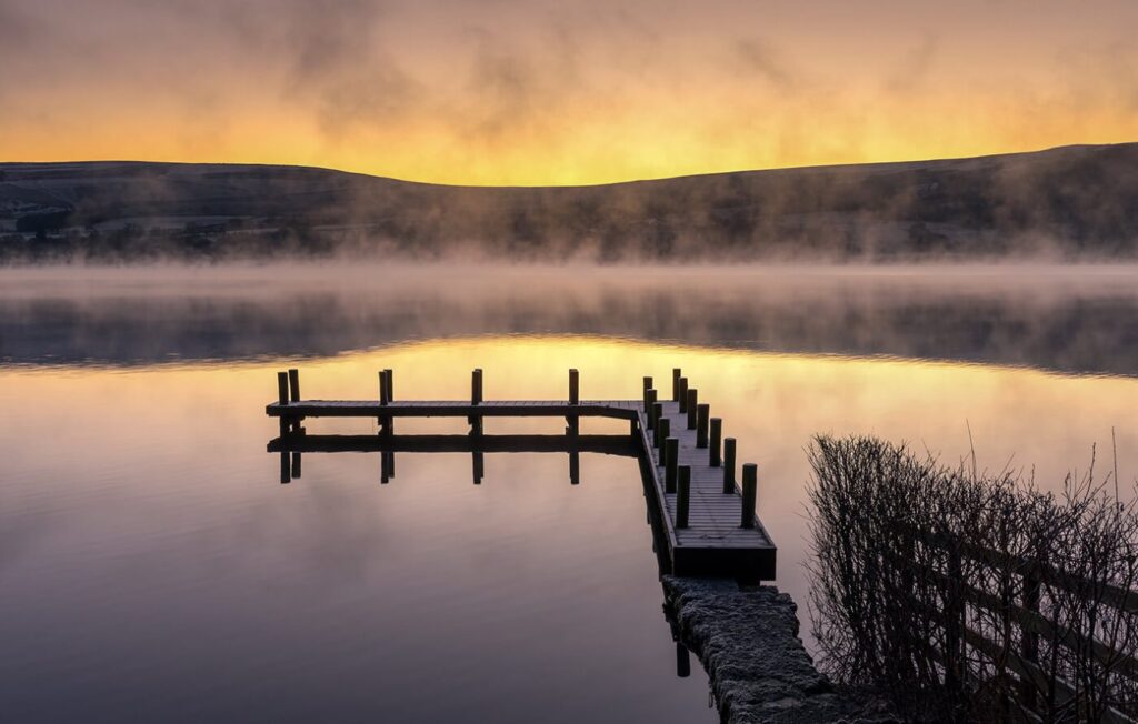 Misty Dawn, Ullswater Jetty, Lake District