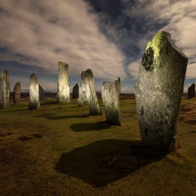Callanish Standing Stones at Night, Isle of Lewis, Outer Hebrides