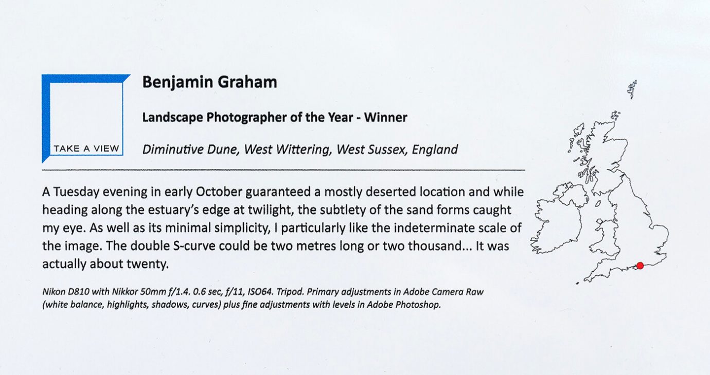 Benjamin Graham - Overall Winner of Take-a-View's Landscape Photographer of the Year 2017-18
