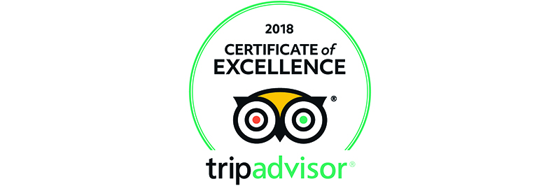 Tripadvisor Certificate of Excellence 2018 Melvin Nicholson Photography