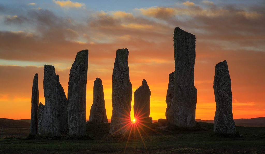Stunning Sunrise, Callanish Standing Stones, Isle of Lewis, Outer Hebrides, Scotland