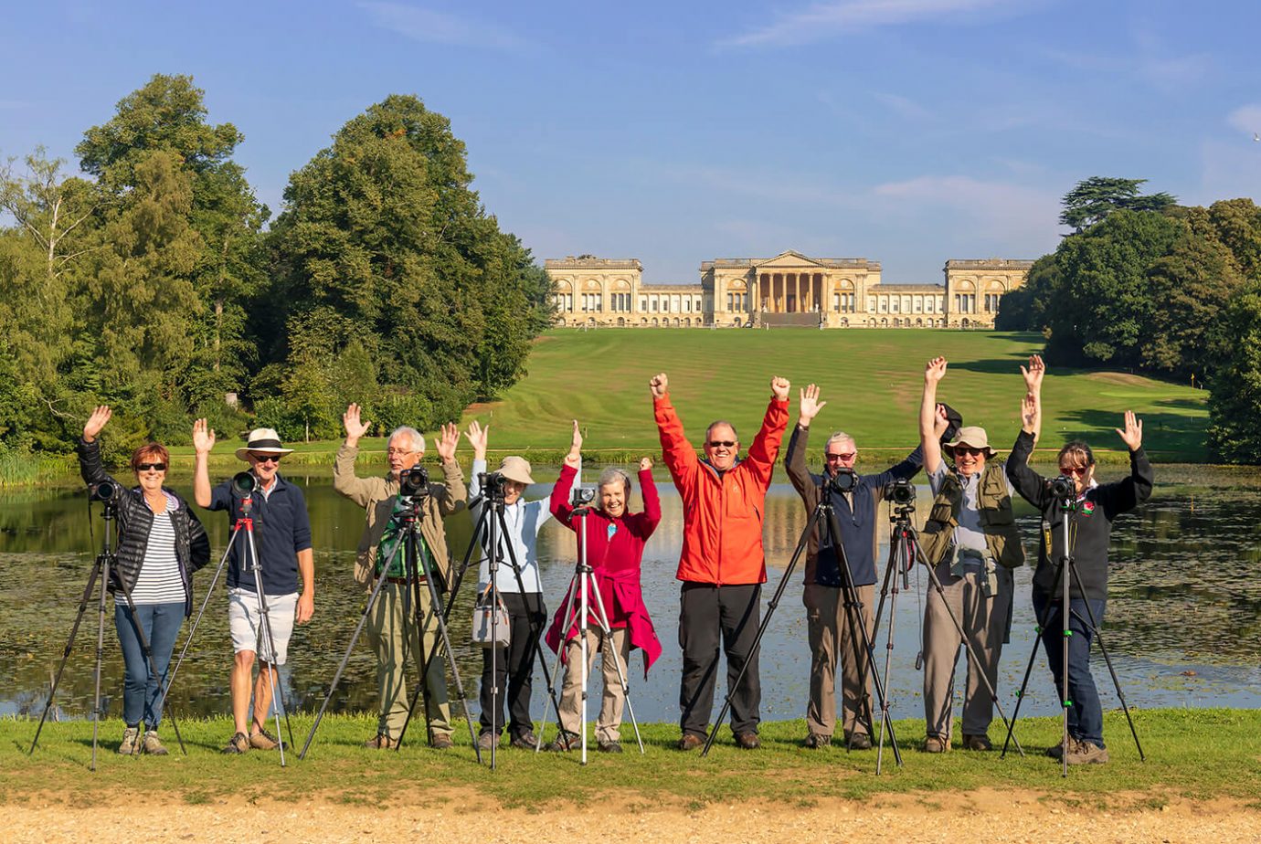 Melvin Nicholson Photography Workshops Attendees, Stowe House, Stowe National Trust