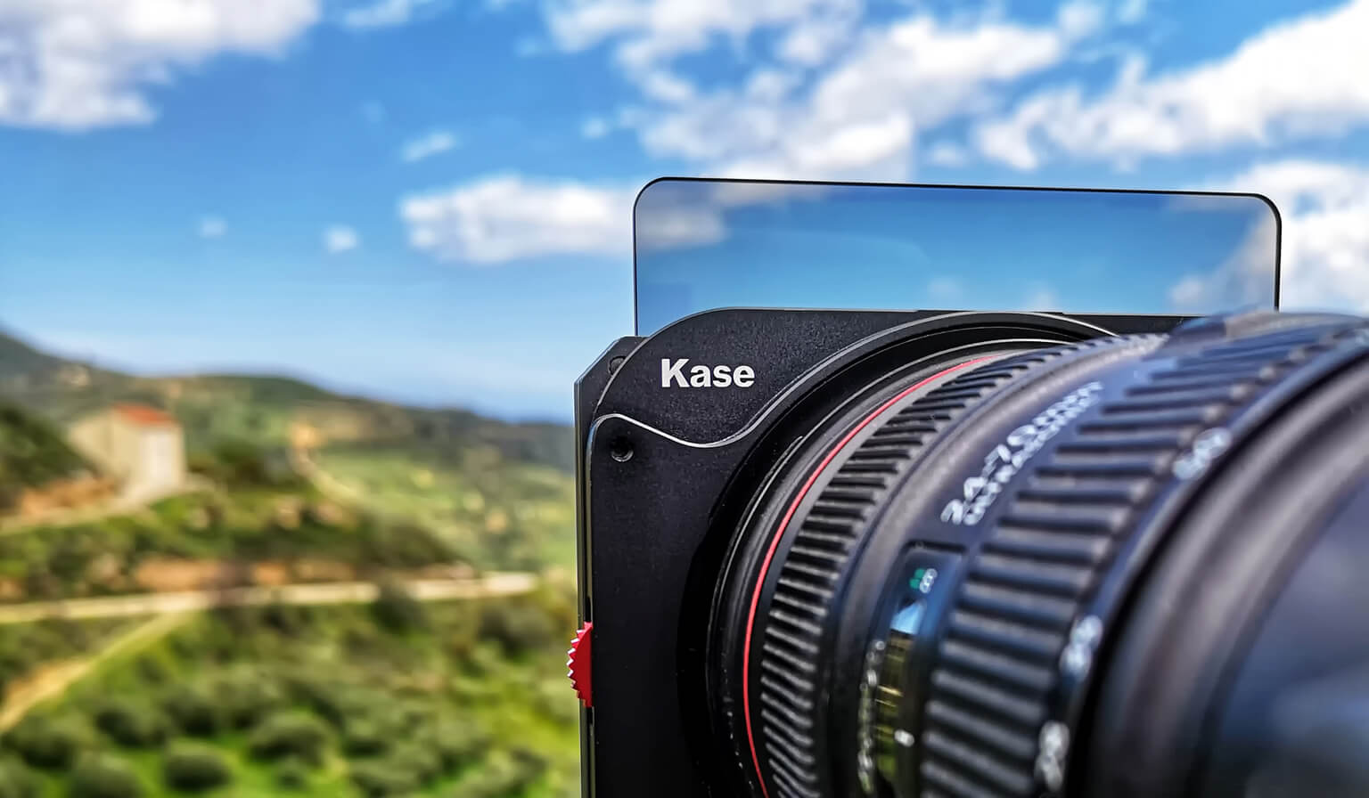 Kase Filters being used out on location in Crete, Greece - Image Melvin Nicholson Photography