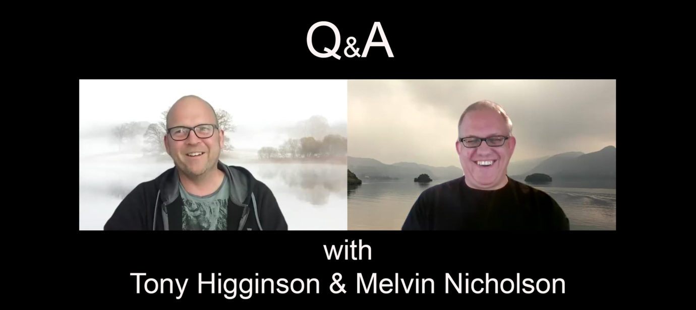 Landscape Photography Q&A with Melvin Nicholson and Tony Higginson