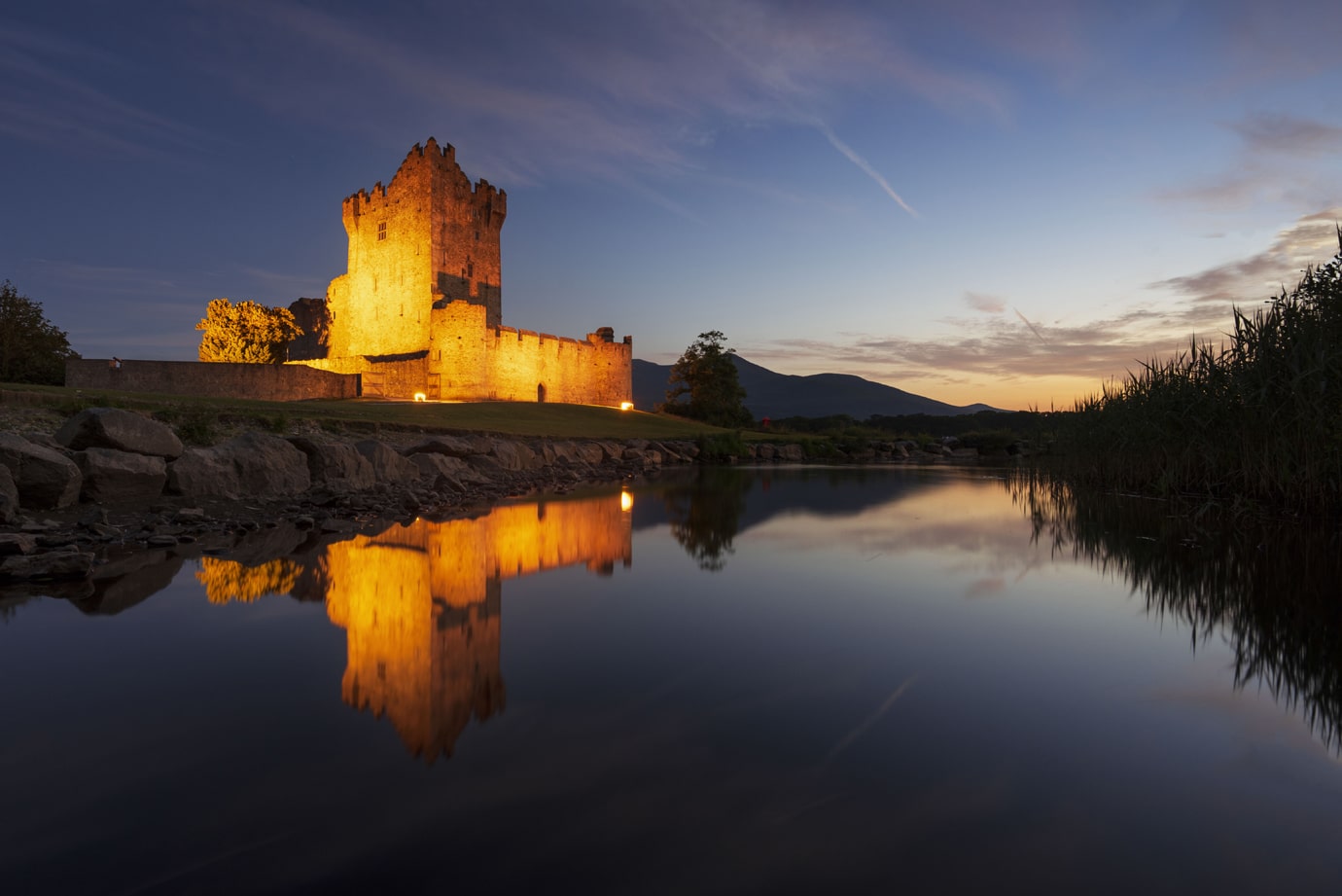 Ross Castle Sunset, Killarney, Rodney O'Callaghan
