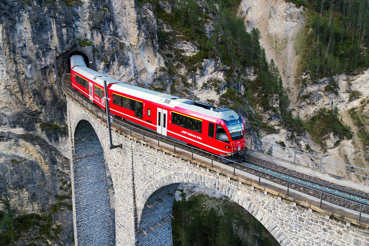 Landwassar Viaduct, Filisur, Switzerland