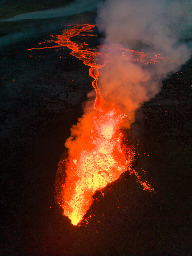 Volcano eruption in Iceland 2023
